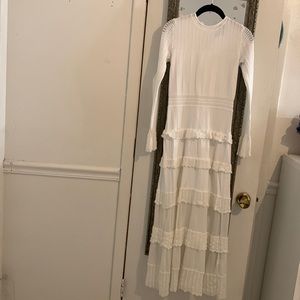 Long white dress